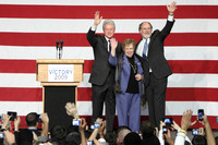 President William Jefferson Clinton; New Jersey State Senator Loretta Weinberg; New Jersey Governor Jon S. Corzine