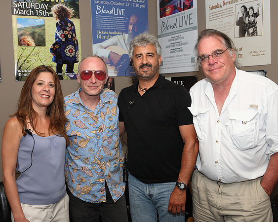 Lorie with Graham Parker, Barry & Tim